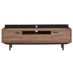 Kivona Walnut Wooden TV Stand