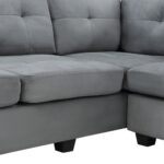 Kivona U-Shape Modular Sofa with Storage Ottoman