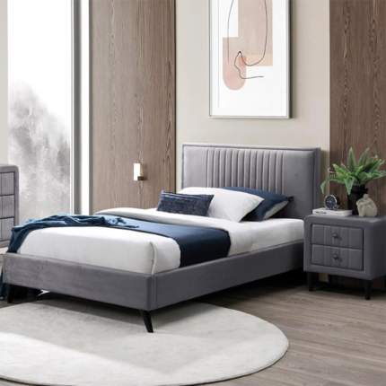 Kiovna Infused Upholstered Headboard Bed