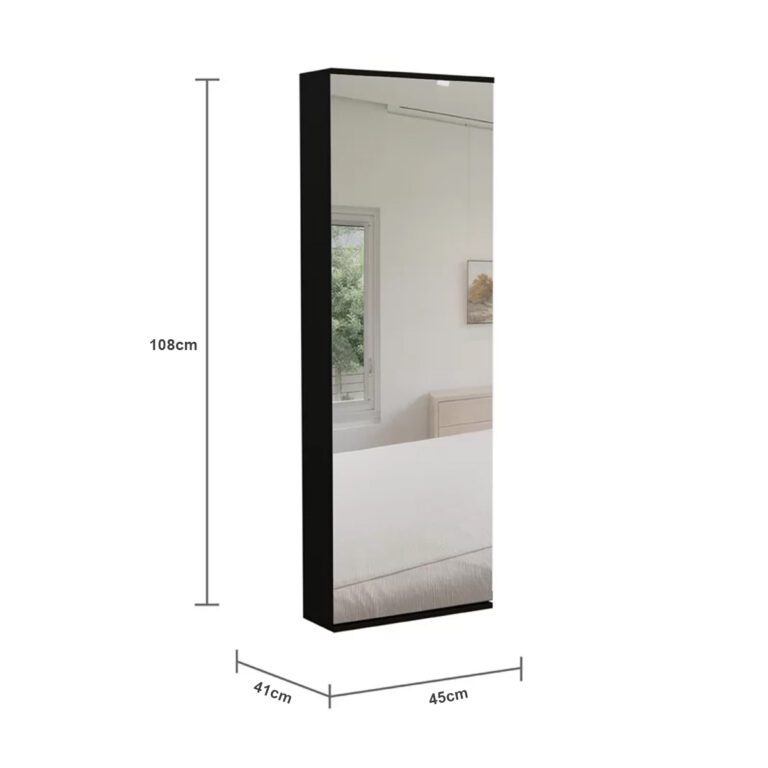 Kivona Aymon Mirror Door with Shoe Rack