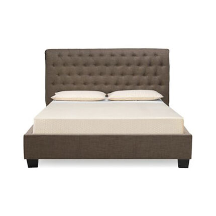 Kivona Tufted Elegance Bed with Button Headboard