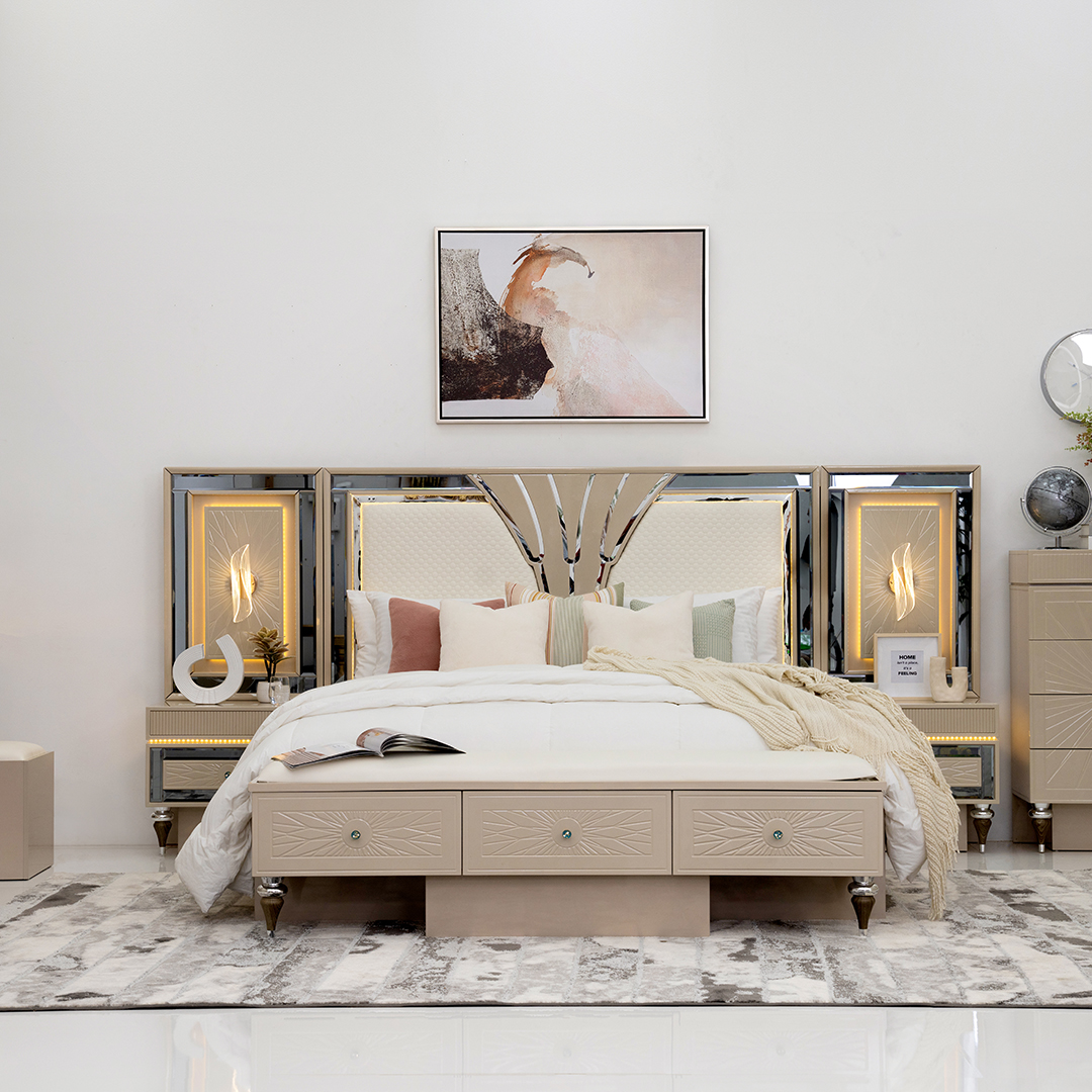 Kivona Essential Bedroom Set (W/O Wardrobe) Kivona Essential Bedroom Set (W/O Wardrobe)