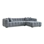 Kivona Luxe Bubble Tufted Corner Sofa