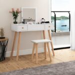 Kivona Sven Dressing Table with Mirror