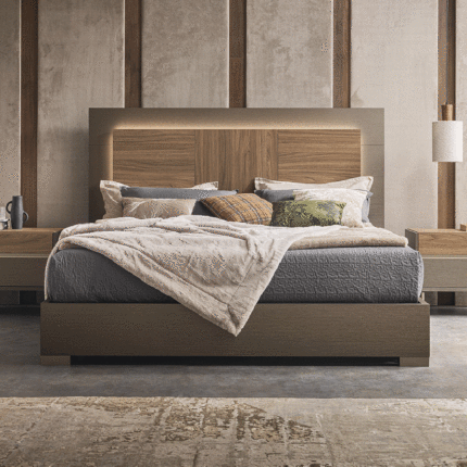 Kivona Urban Charm Wooden Headboard Bedroom set