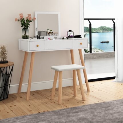Kivona Sven Dressing Table with Mirror