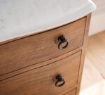 Kivona Lucia Marble-Top Nightstand